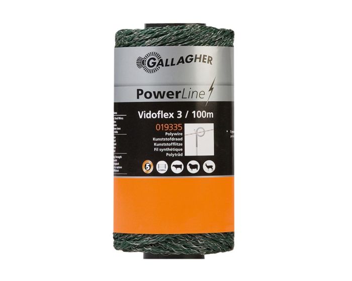 Gallagher Vidoflex 3 PowerLine Green 100m main product photo