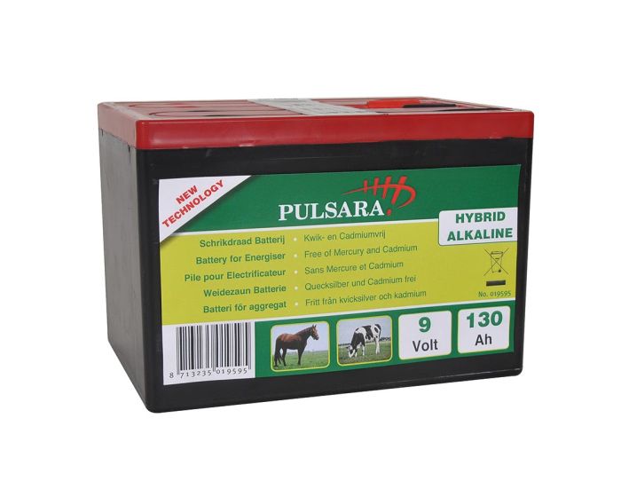 Pulsara Hybrid Alkaline 9V / 130Ah Small Box main product photo