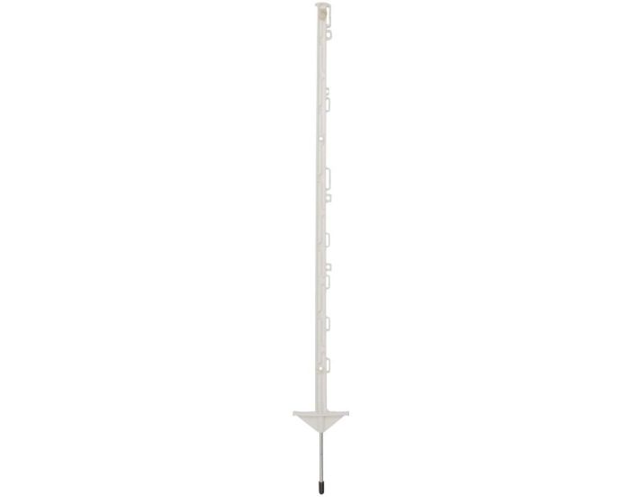 Plastový sloupek Pulsara 1,05 m, bílý s 10 podpěrami z drátu / pásky (10) main product photo