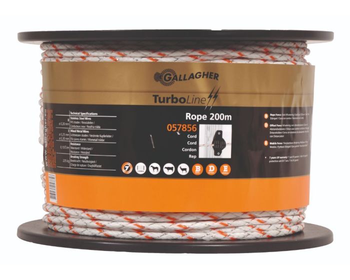 Lanko Gallagher TurboLine pletené bílé 200m main product photo