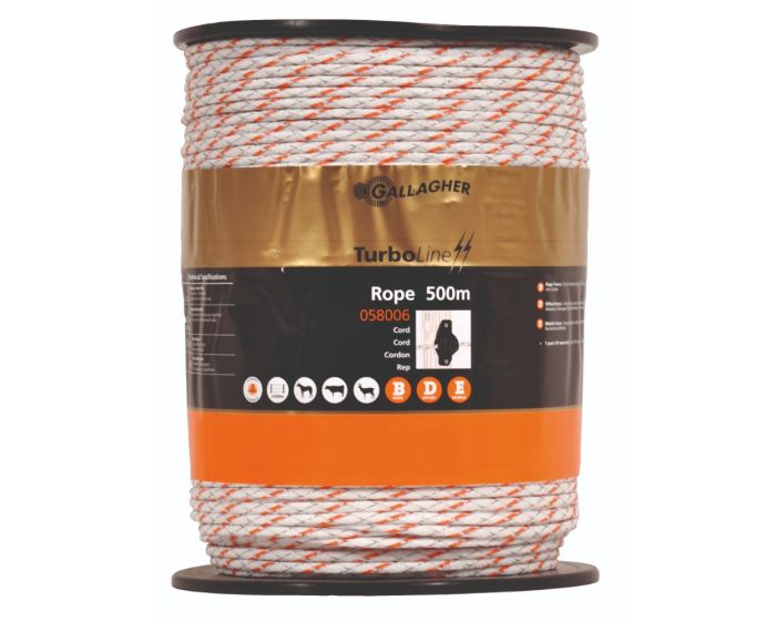 Lanko Gallagher TurboLine pletené bílé 500m main product photo