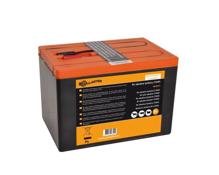 Alkalická baterie Gallagher Powerpack 9V / 210Ah - 190x125x160mm main product photo