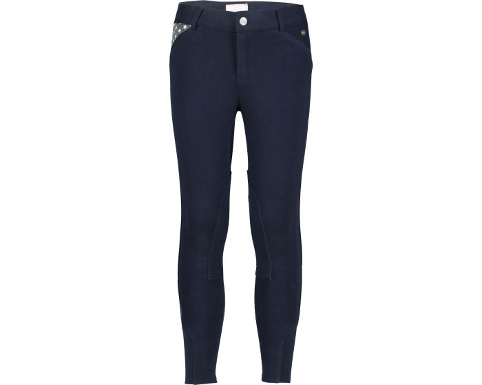 Jezdecké kalhoty Star Edition Standard Selffabric Koleno náplast Navy 15 main product photo