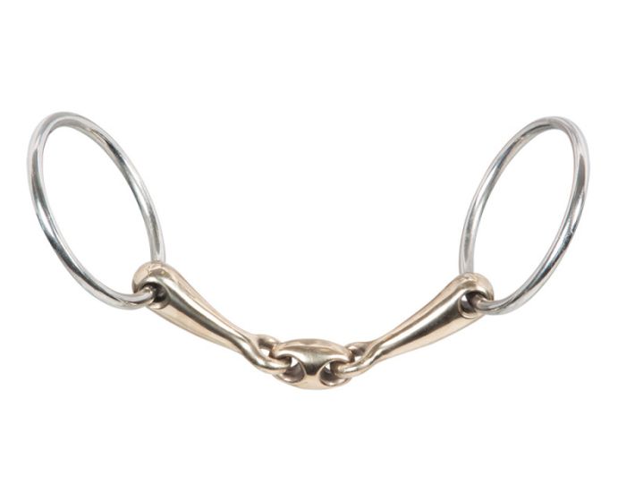 PFIFF Snaffle bit Argentan Double joint main product photo