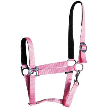 Harry's Horse Halter bridoonded Cob Růžový