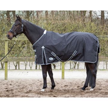 Harry's Horse Venkovní přikrývka Thor 0gr s fleecovou podšívkou 215 Černá