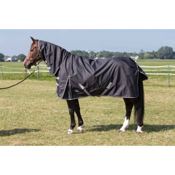 Harry's Horse Venkovní deka Thor 0gr s krkem 175 Černá