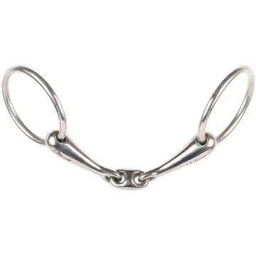 Harry's Horse Plochý snaffle bit oválný článek 16 mm