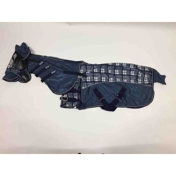 QHP Anti-Fly Rug with Neck and Hood Check 100